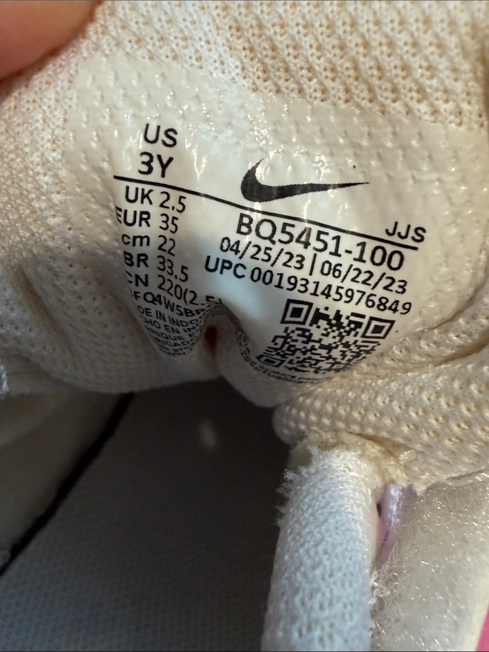 Nike White Kids' Sneakers